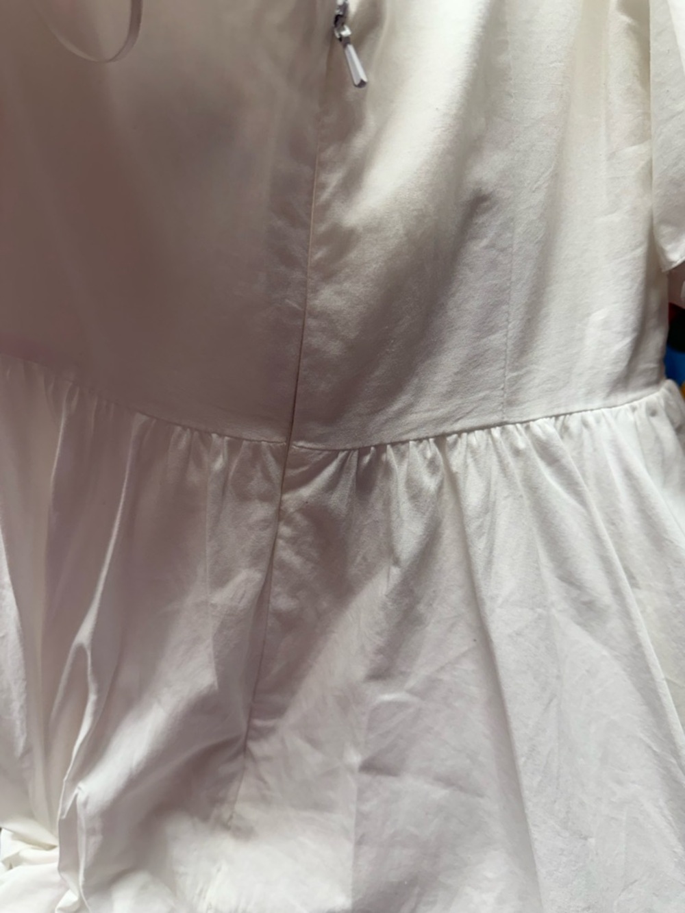 ASOS White One-Shoulder Ruffle Corset Mini Dress - Picture 11 of 11